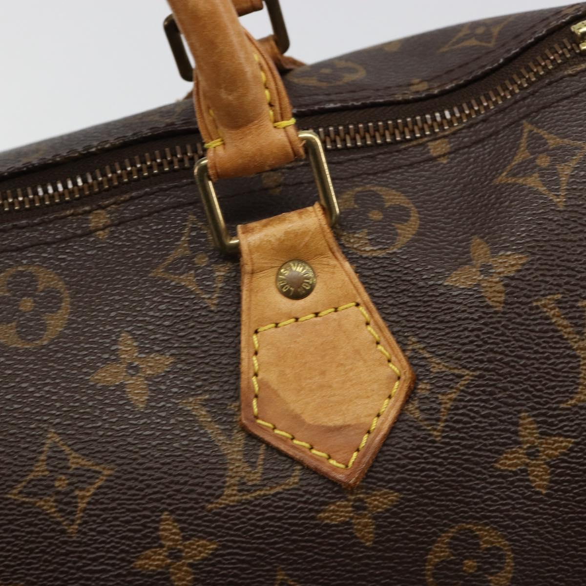 LOUIS VUITTON Monogram Speedy 30 Hand Bag M41526 LV Auth 187176A