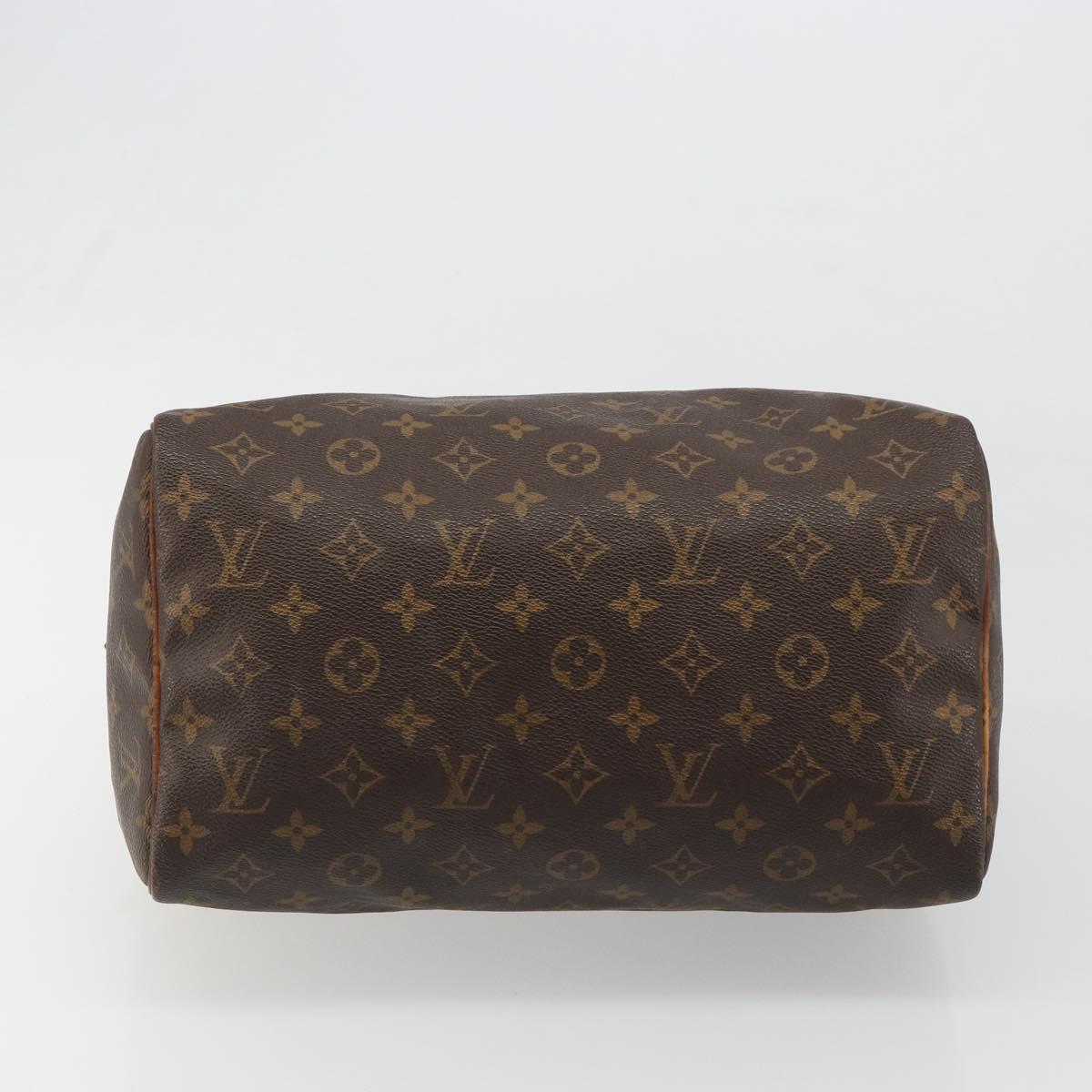 LOUIS VUITTON Monogram Speedy 30 Hand Bag M41526 LV Auth 187176A