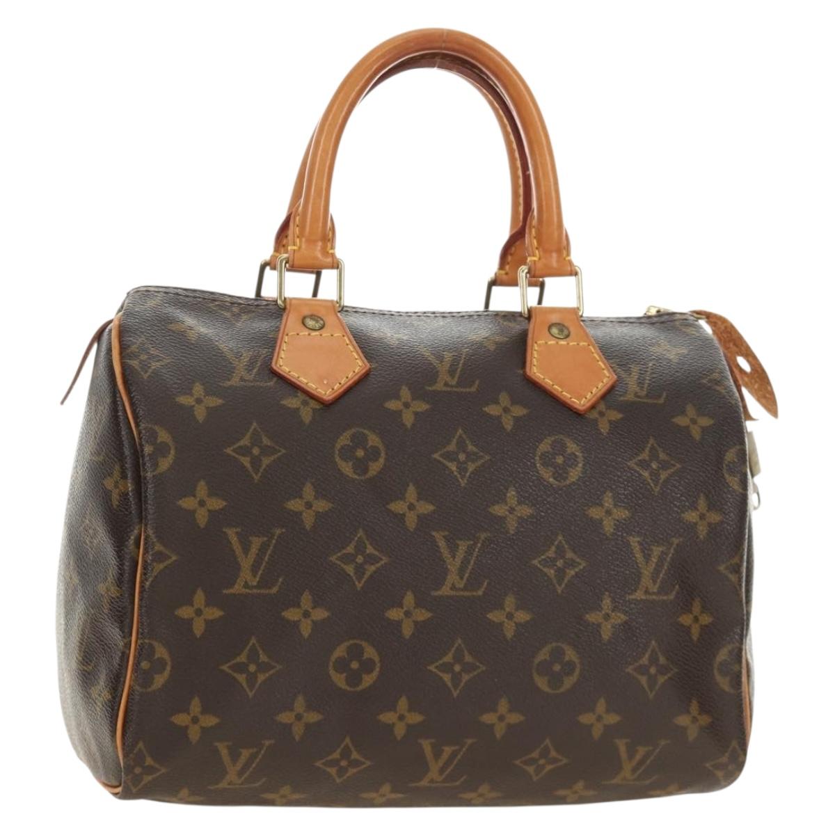 LOUIS VUITTON Monogram Speedy 25 Hand Bag M41528 LV Auth 187177SAV