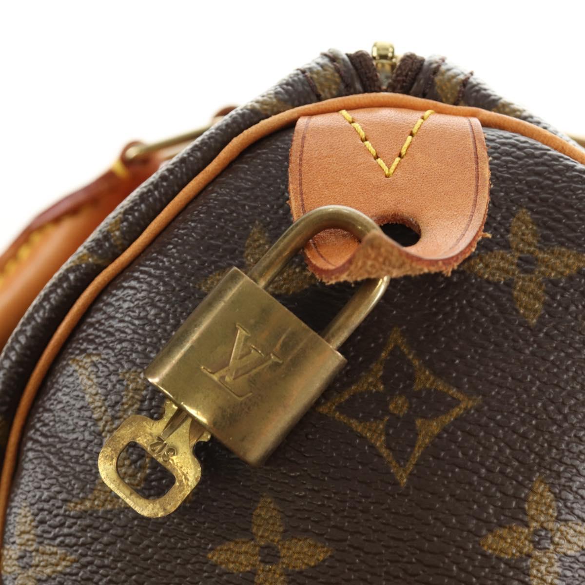 LOUIS VUITTON Monogram Speedy 25 Hand Bag M41528 LV Auth 187177SAV