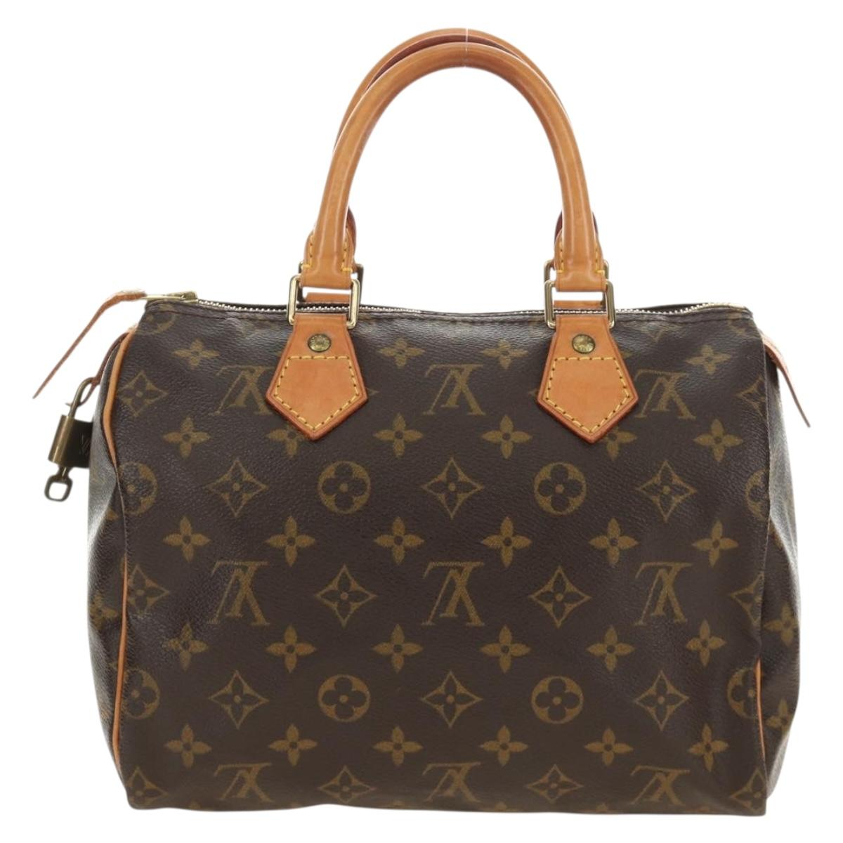 LOUIS VUITTON Monogram Speedy 25 Hand Bag M41528 LV Auth 187177SAV