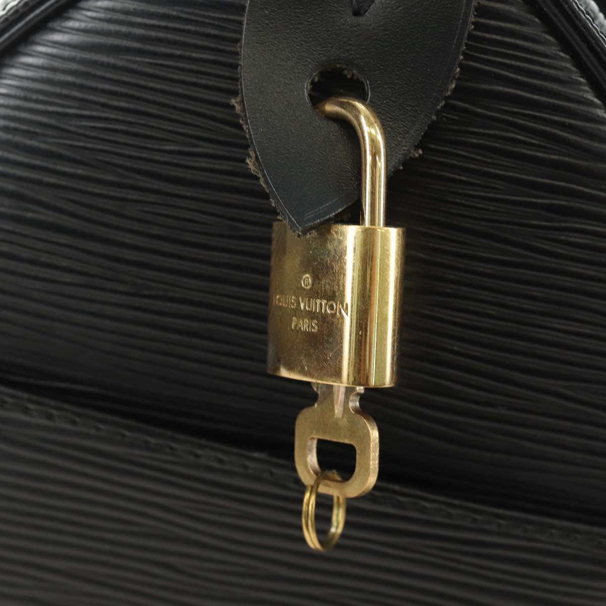 LOUIS VUITTON Epi Speedy 25 Hand Bag Black M59042 LV Auth 187179SAV