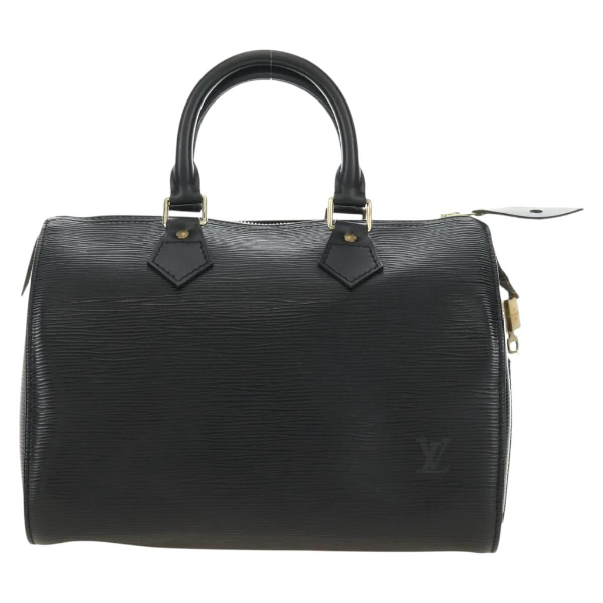 LOUIS VUITTON Epi Speedy 25 Hand Bag Black M59042 LV Auth 187179SAV