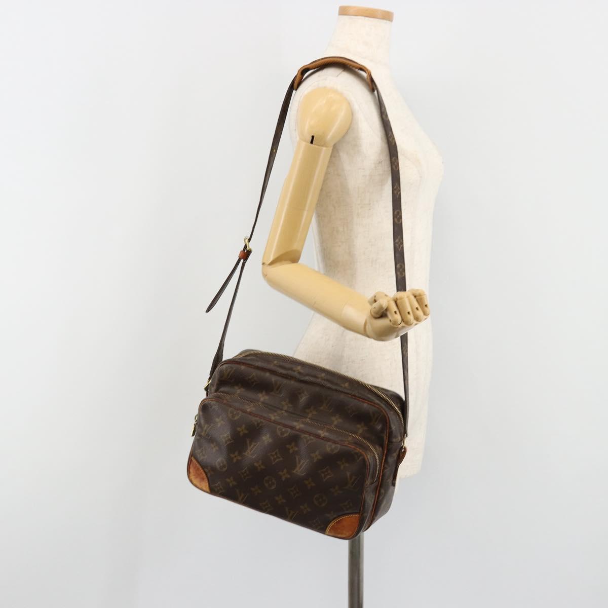 LOUIS VUITTON Monogram Nile Shoulder Bag M45244 LV Auth 187180