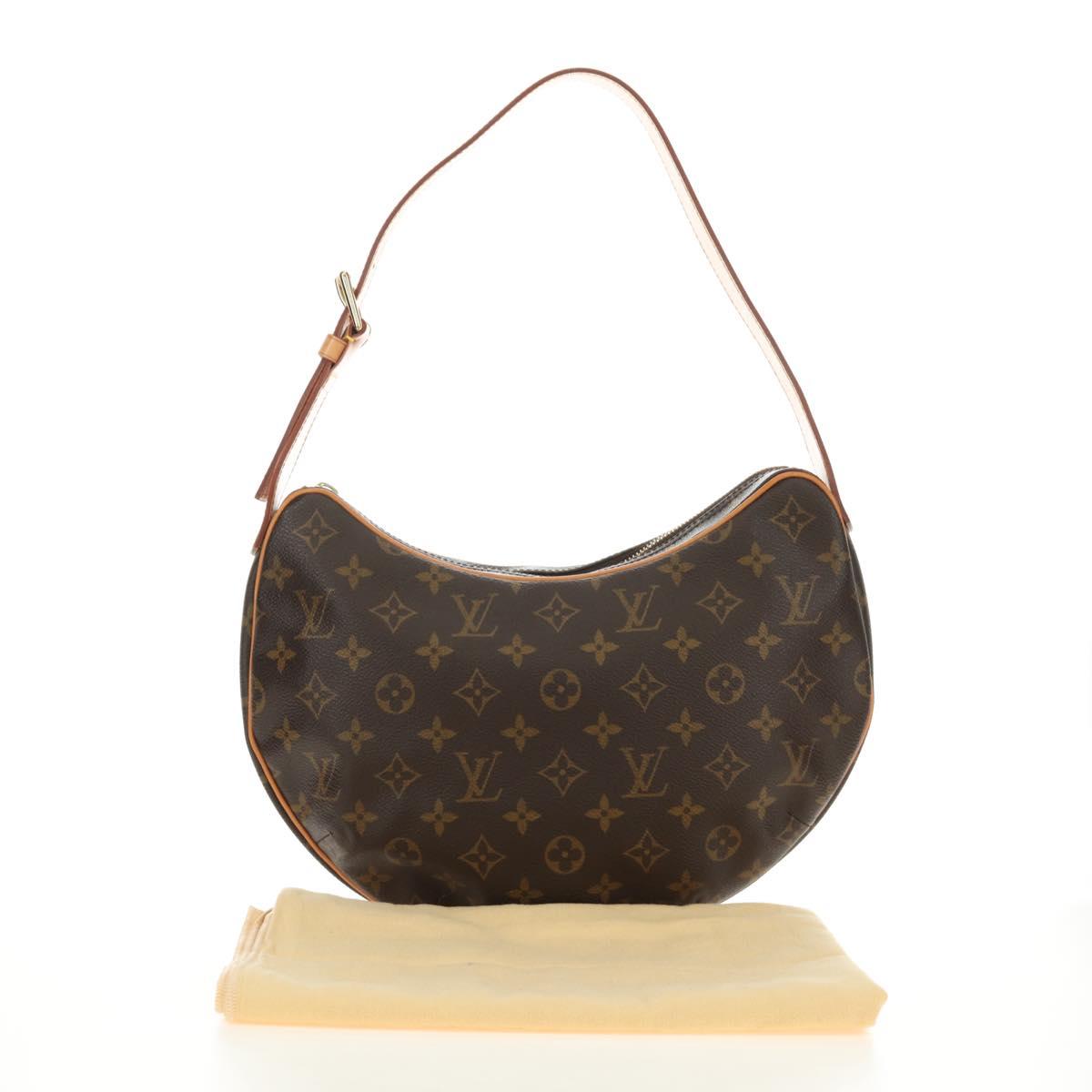 LOUIS VUITTON Monogram Croissant MM Shoulder Bag M51512 LV Auth 187194SAM