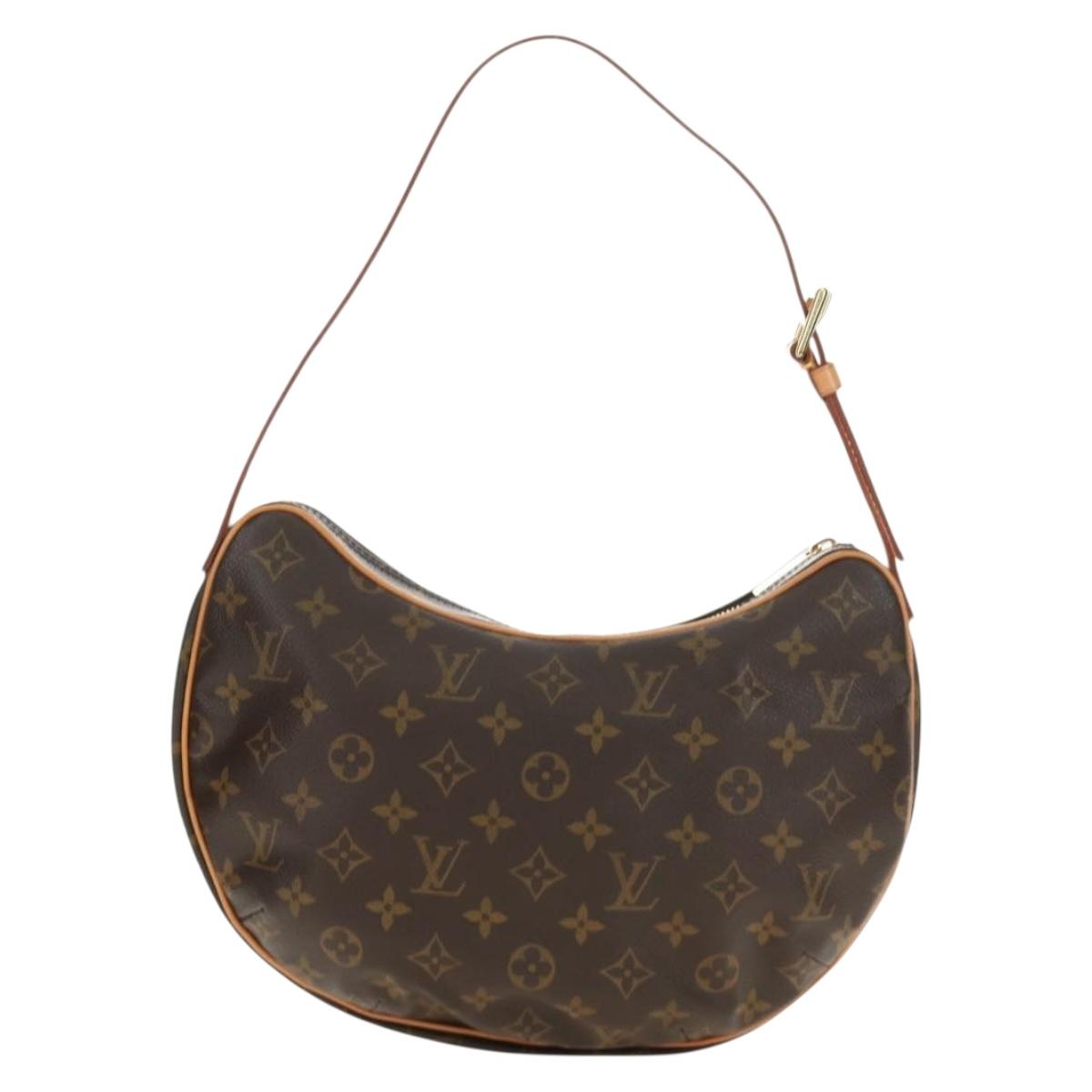 LOUIS VUITTON Monogram Croissant MM Shoulder Bag M51512 LV Auth 187194SAM