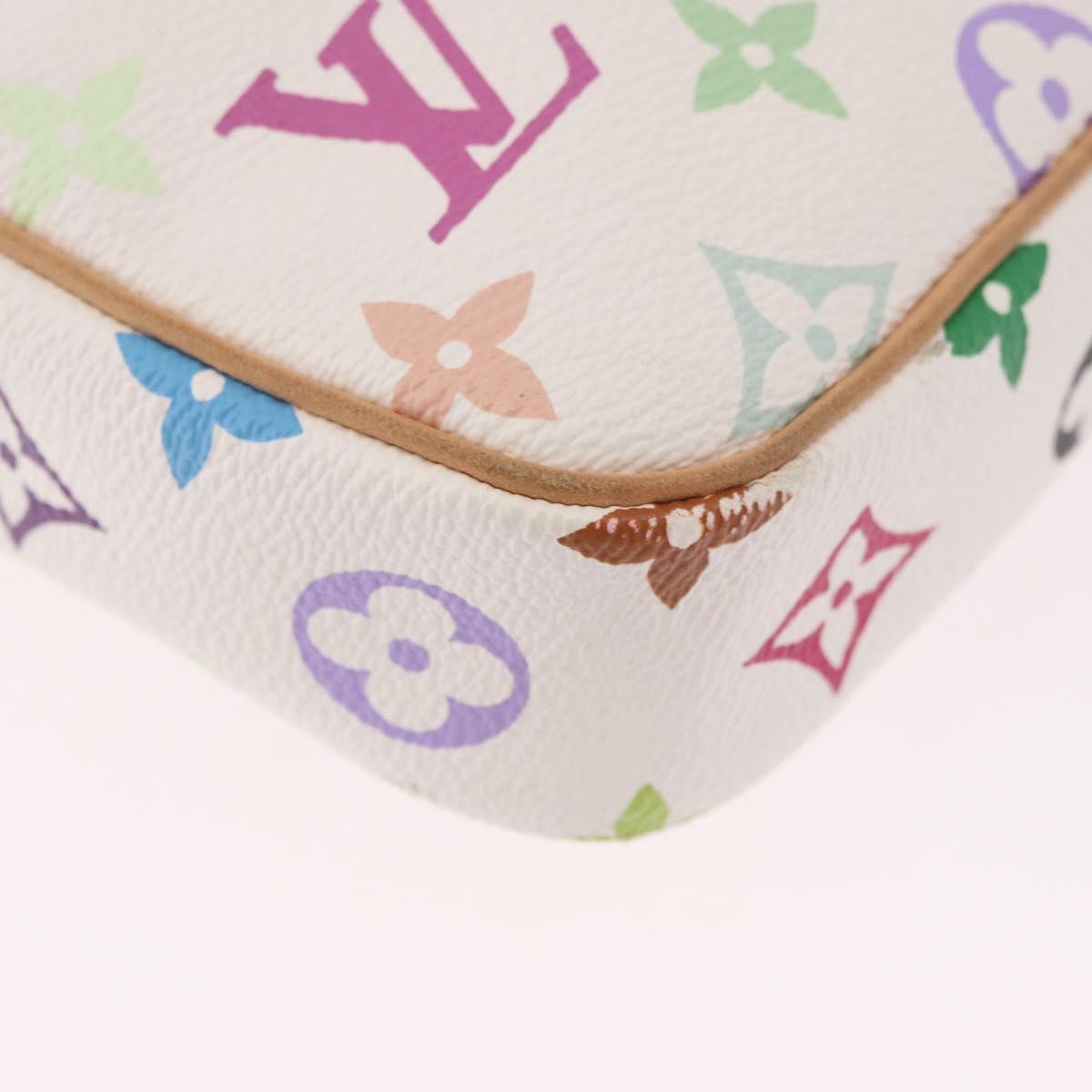 LOUIS VUITTON Monogram Multicolor Lift Shoulder Bag White M40055 LV Auth 187196A