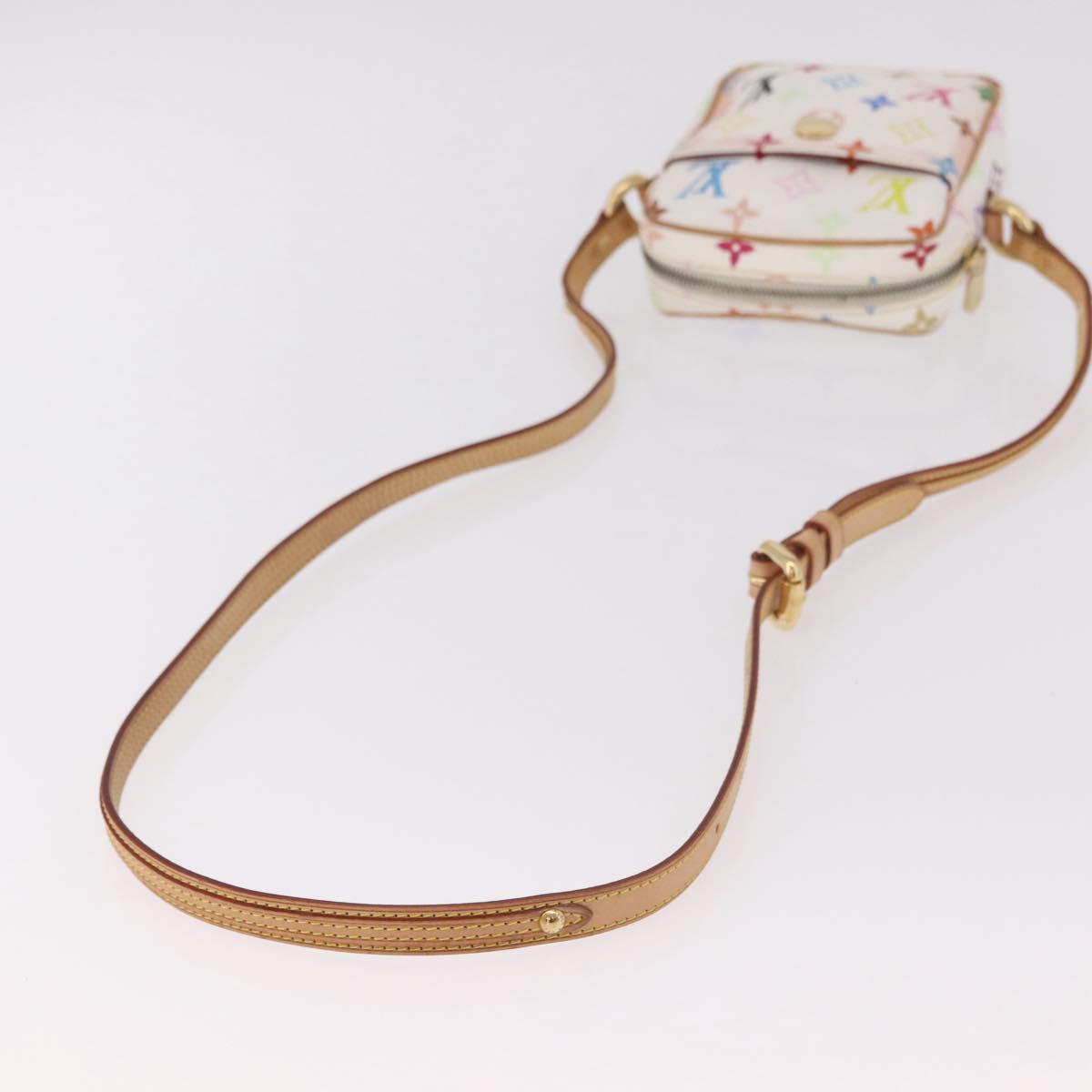 LOUIS VUITTON Monogram Multicolor Lift Shoulder Bag White M40055 LV Auth 187196A