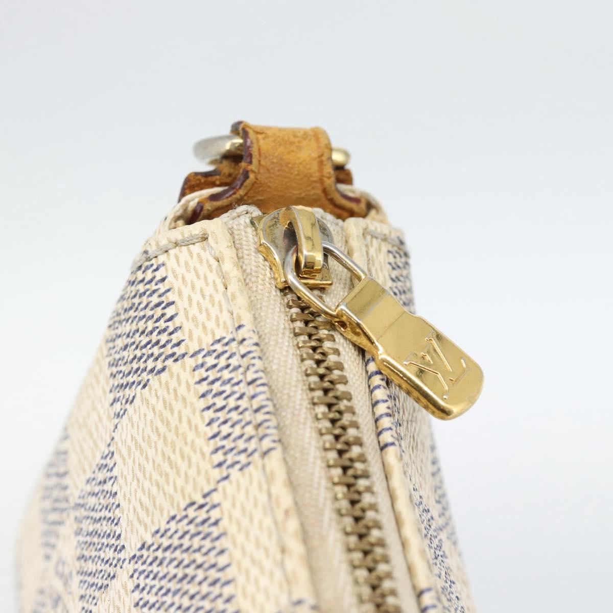 LOUIS VUITTON Damier Azur Eva Shoulder Bag 2way N55214 LV Auth 187198A