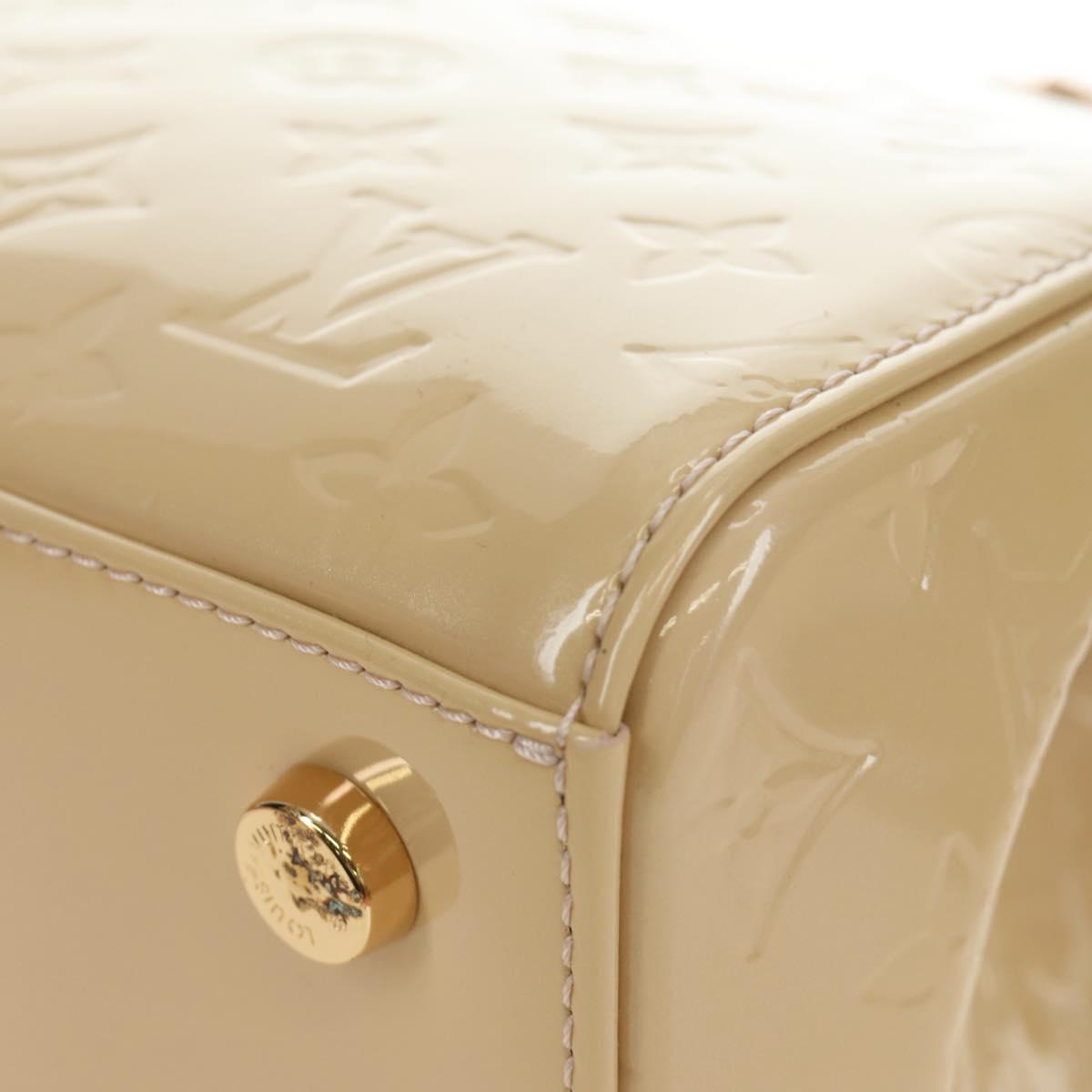 LOUIS VUITTON Vernis Blair MM Bag 2way Rose Flow Lantern M91621 Auth 187210SAV