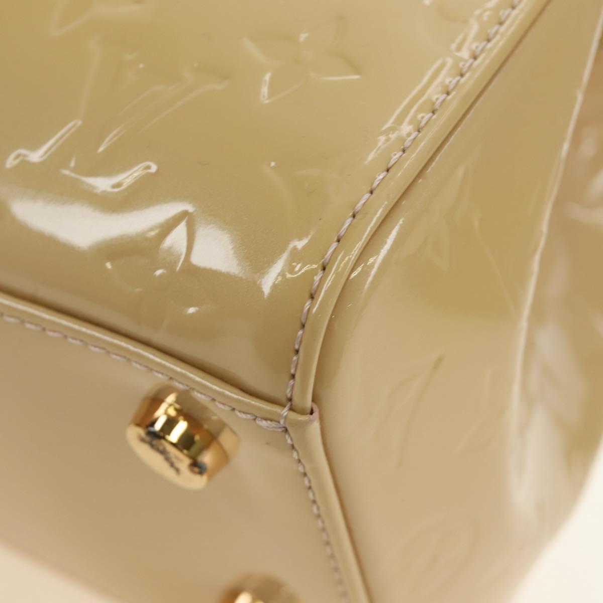 LOUIS VUITTON Vernis Blair MM Bag 2way Rose Flow Lantern M91621 Auth 187210SAV