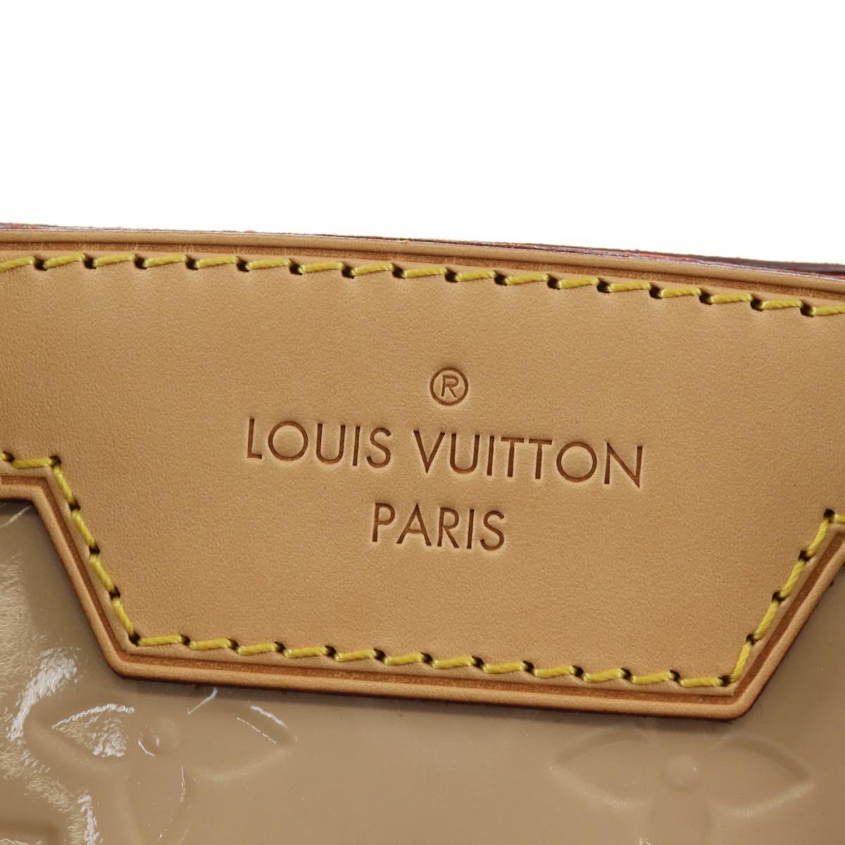 LOUIS VUITTON Vernis Blair MM Bag 2way Rose Flow Lantern M91621 Auth 187210SAV