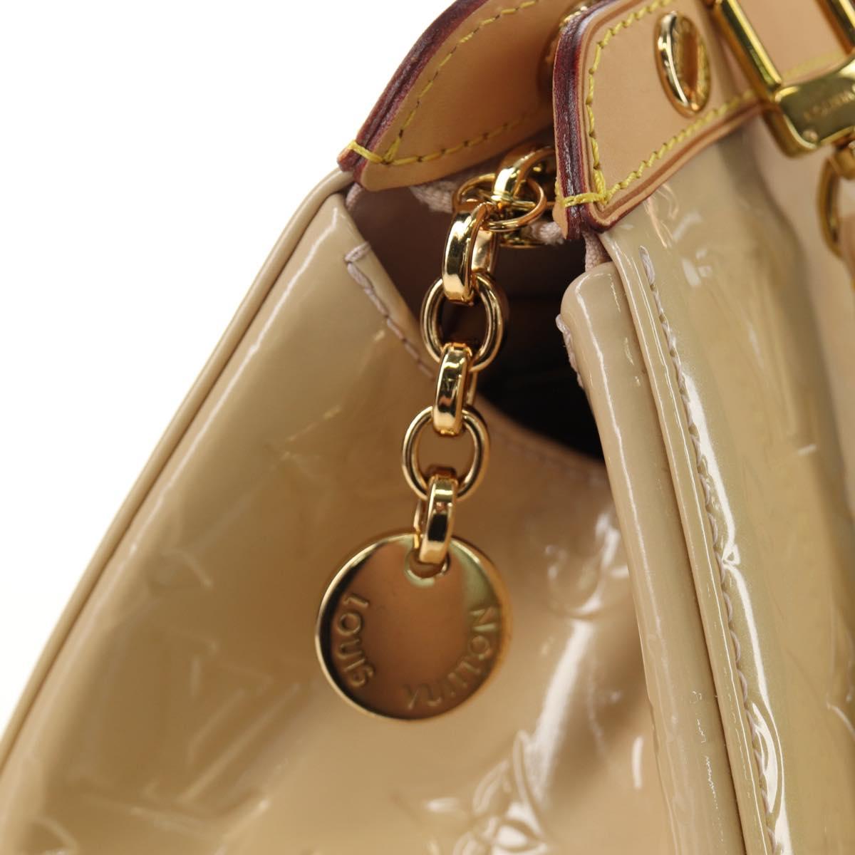 LOUIS VUITTON Vernis Blair MM Bag 2way Rose Flow Lantern M91621 Auth 187210SAV