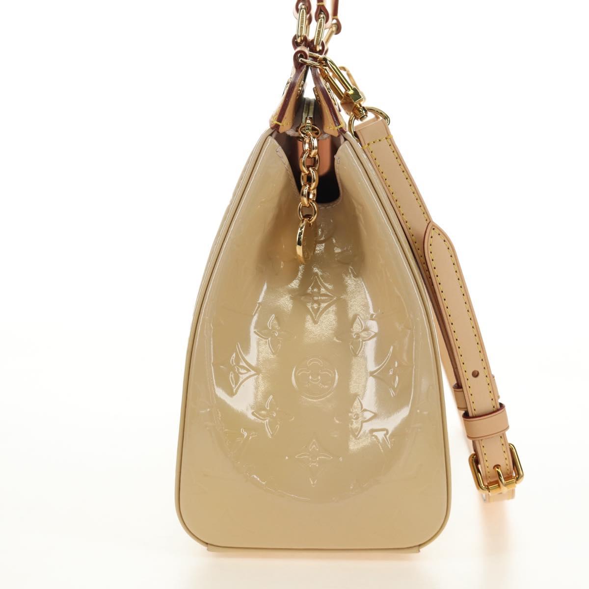 LOUIS VUITTON Vernis Blair MM Bag 2way Rose Flow Lantern M91621 Auth 187210SAV