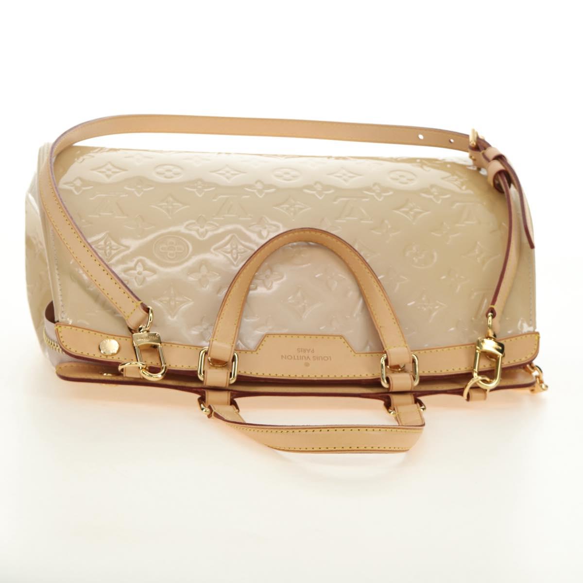 LOUIS VUITTON Vernis Blair MM Bag 2way Rose Flow Lantern M91621 Auth 187210SAV