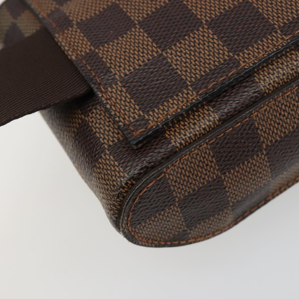 LOUIS VUITTON Damier Ebene Geronimos Shoulder Bag N51994 LV Auth 187212