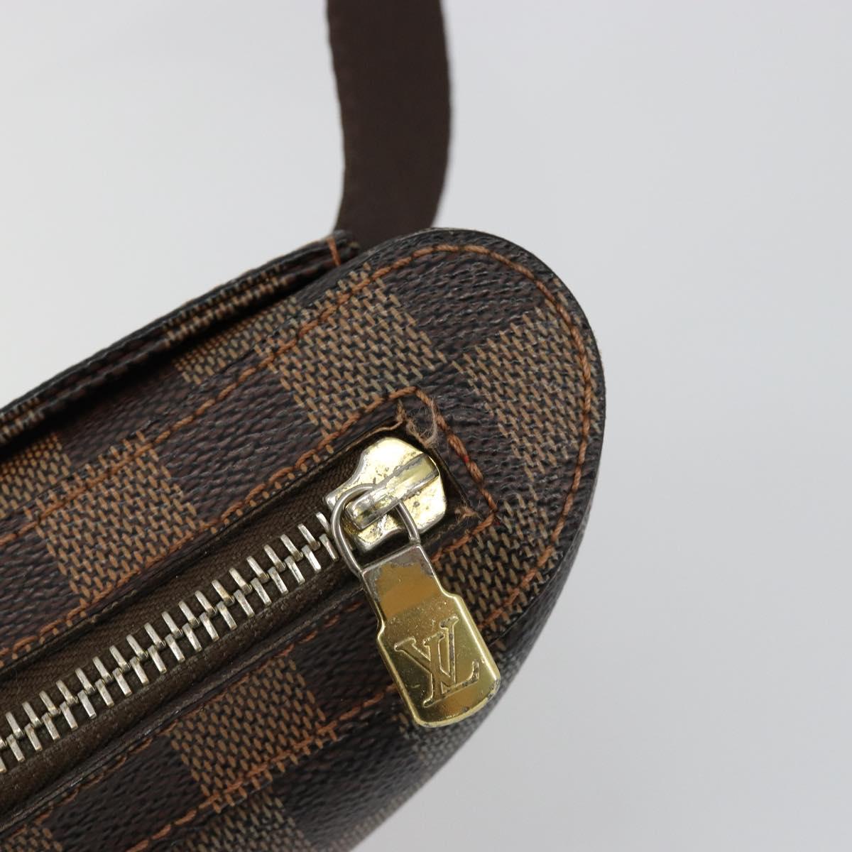 LOUIS VUITTON Damier Ebene Geronimos Shoulder Bag N51994 LV Auth 187212
