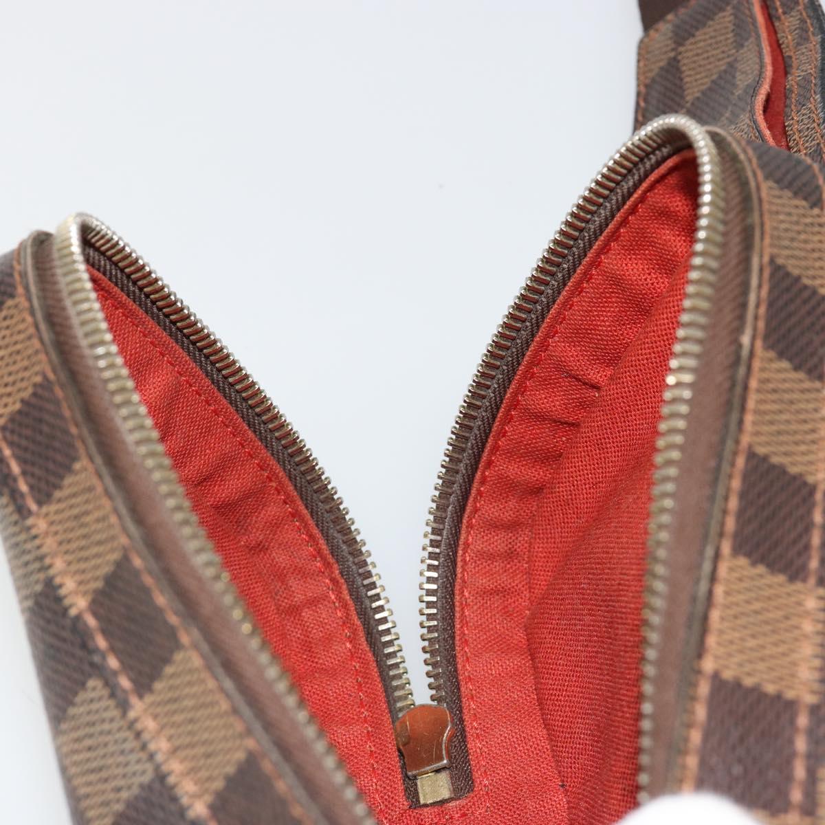 LOUIS VUITTON Damier Ebene Geronimos Shoulder Bag N51994 LV Auth 187212