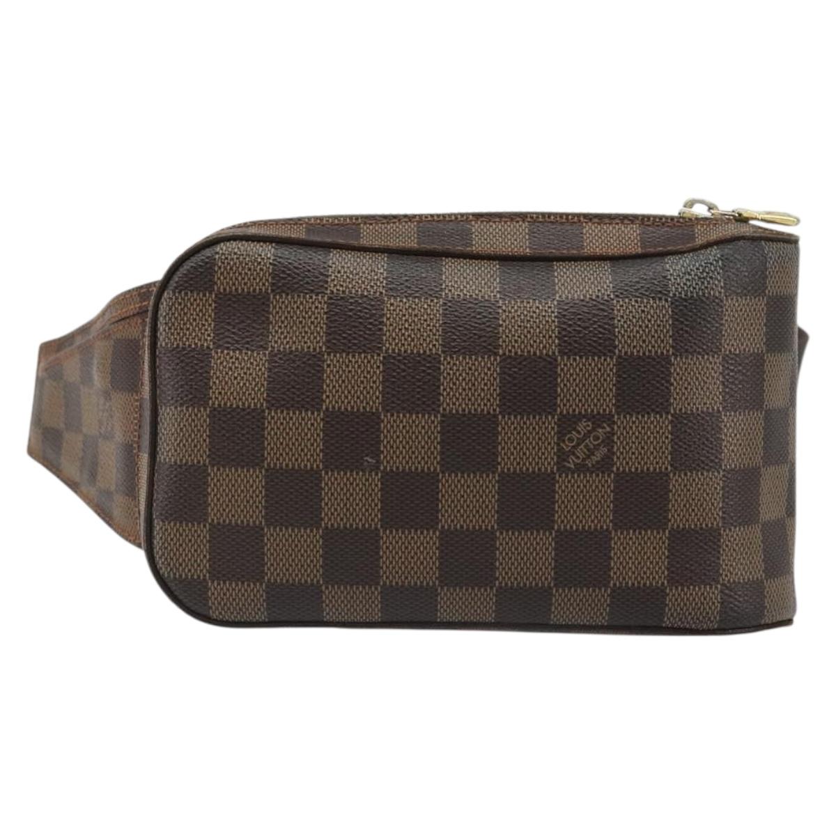 LOUIS VUITTON Damier Ebene Geronimos Shoulder Bag N51994 LV Auth 187212