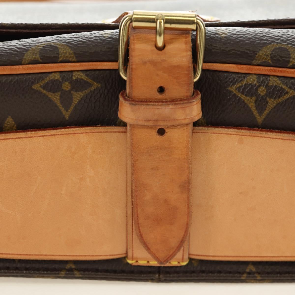 LOUIS VUITTON Monogram Cartouchiere MM Shoulder Bag M51253 LV Auth 187220V
