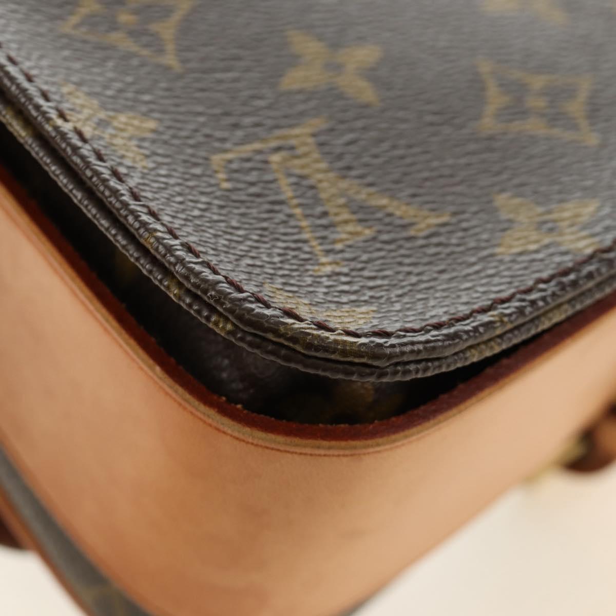 LOUIS VUITTON Monogram Cartouchiere MM Shoulder Bag M51253 LV Auth 187220V