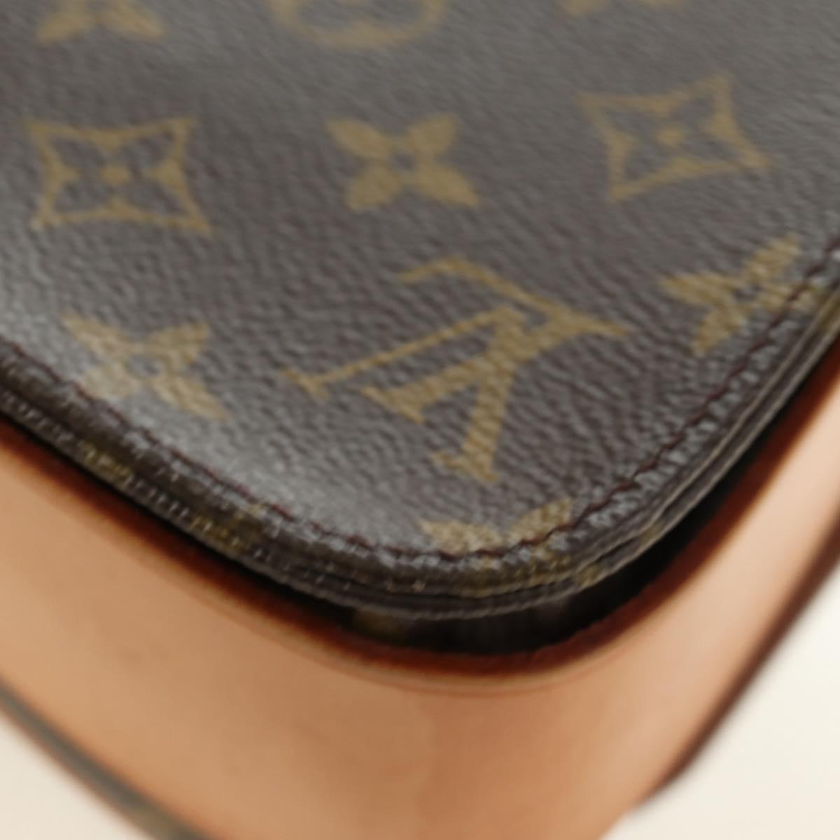 LOUIS VUITTON Monogram Cartouchiere MM Shoulder Bag M51253 LV Auth 187220V