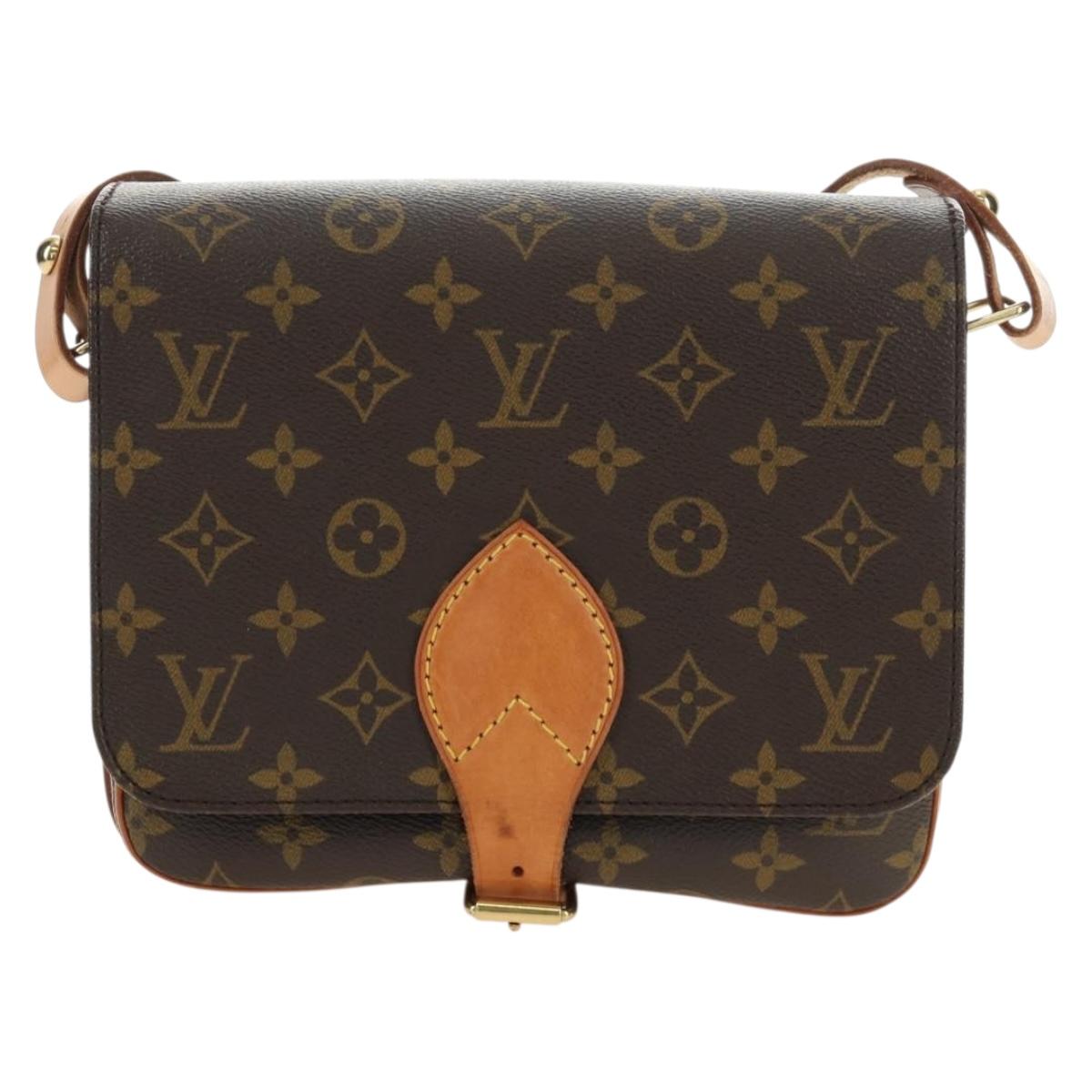 LOUIS VUITTON Monogram Cartouchiere MM Shoulder Bag M51253 LV Auth 187220V