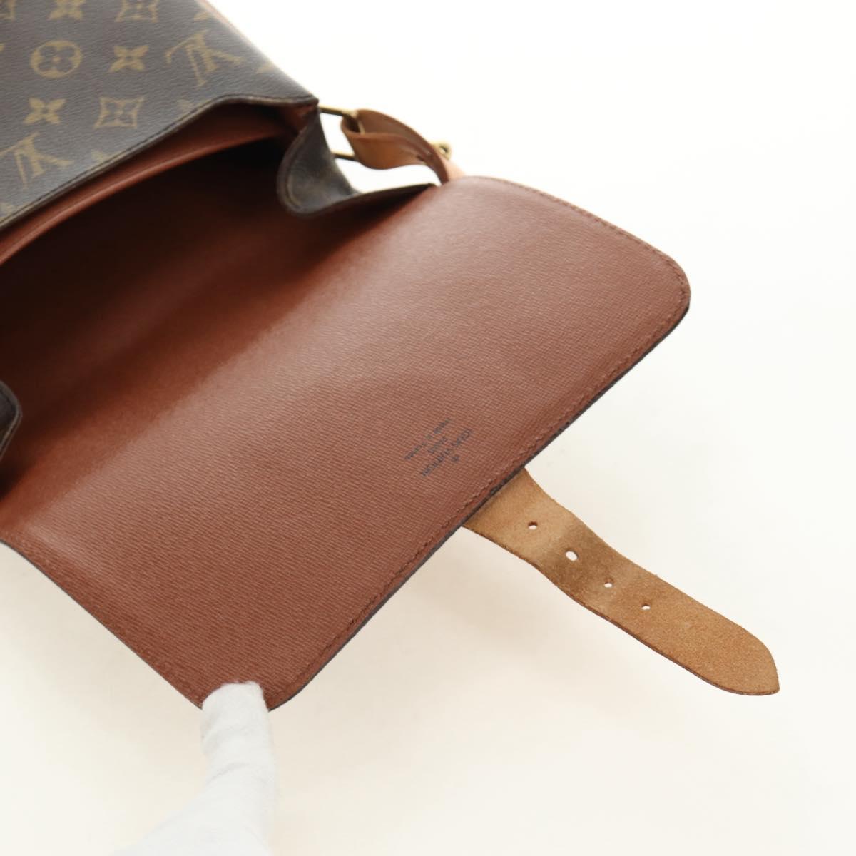 LOUIS VUITTON Monogram Cartouchiere MM Shoulder Bag M51253 LV Auth 187220V