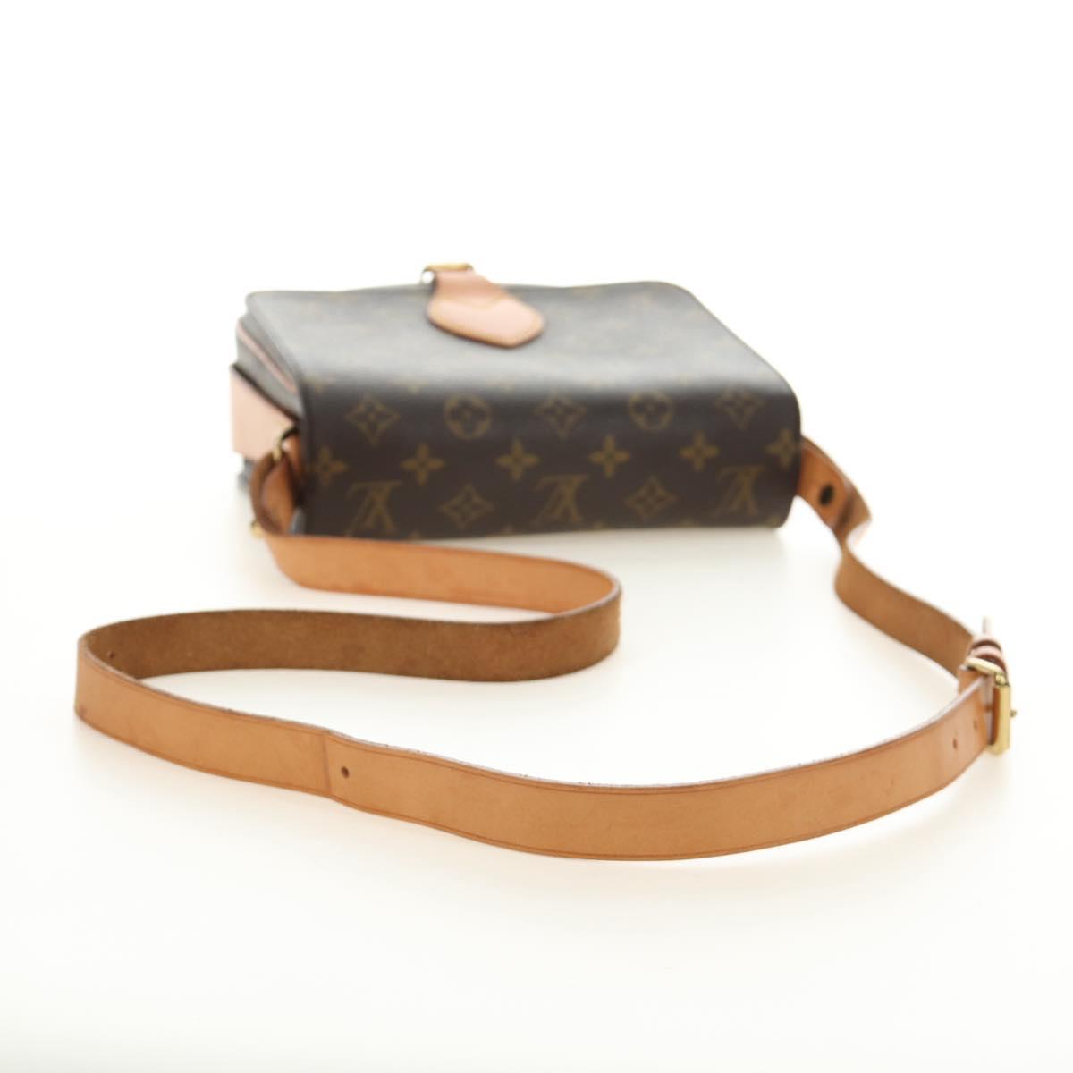LOUIS VUITTON Monogram Cartouchiere MM Shoulder Bag M51253 LV Auth 187220V