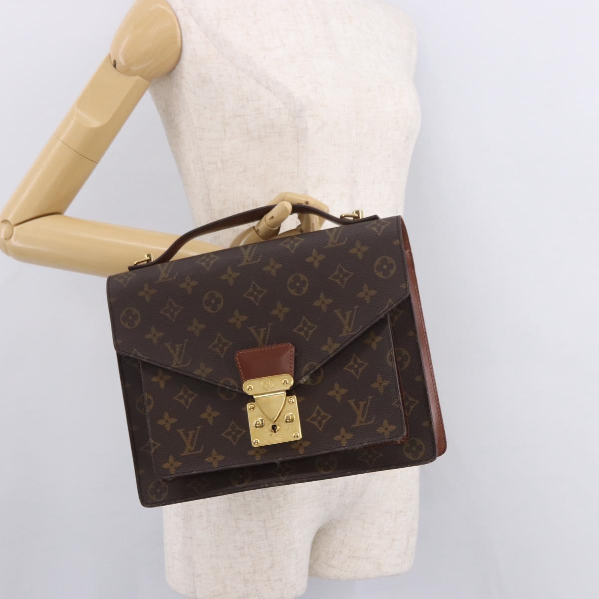 LOUIS VUITTON Monogram Monceau 28 Hand Bag M51185 LV Auth 187221