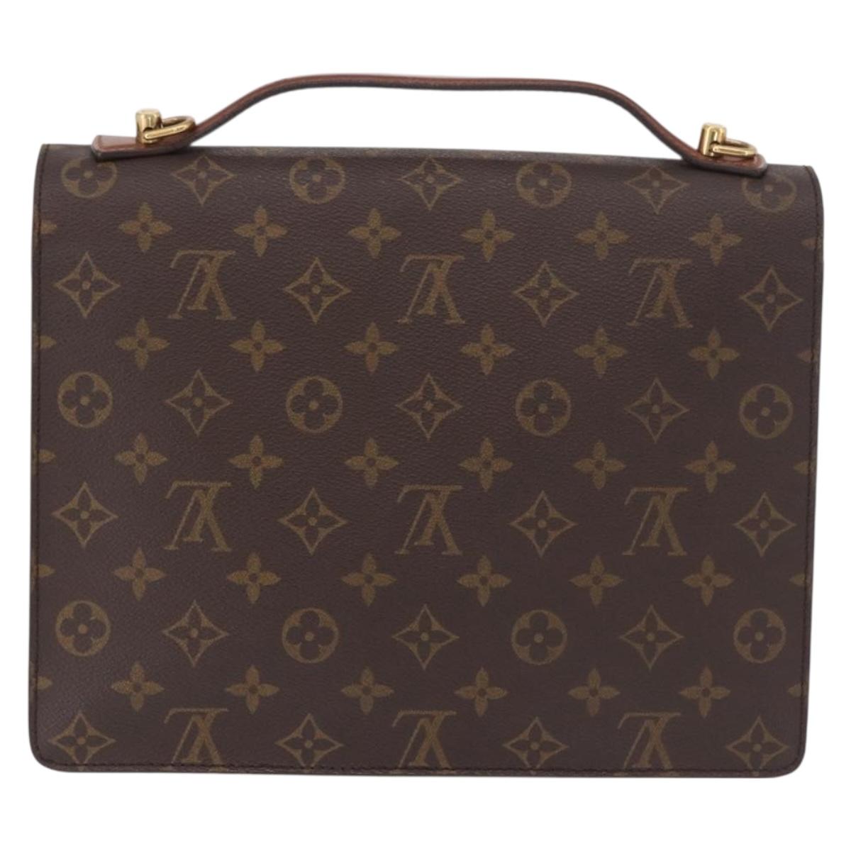 LOUIS VUITTON Monogram Monceau 28 Hand Bag M51185 LV Auth 187221