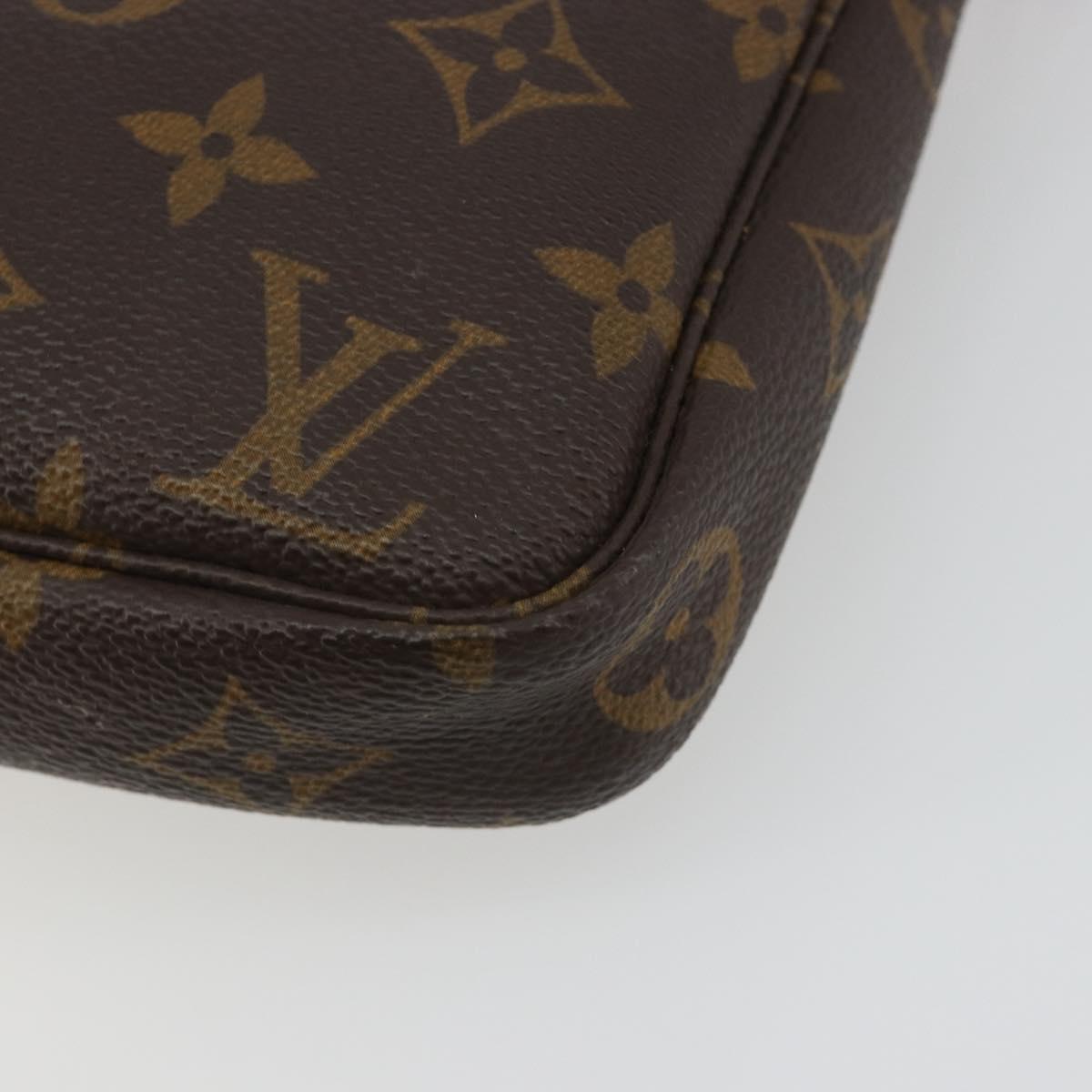 LOUIS VUITTON Monogram Pochette Accessoires Pouch M51980 LV Auth 187223V
