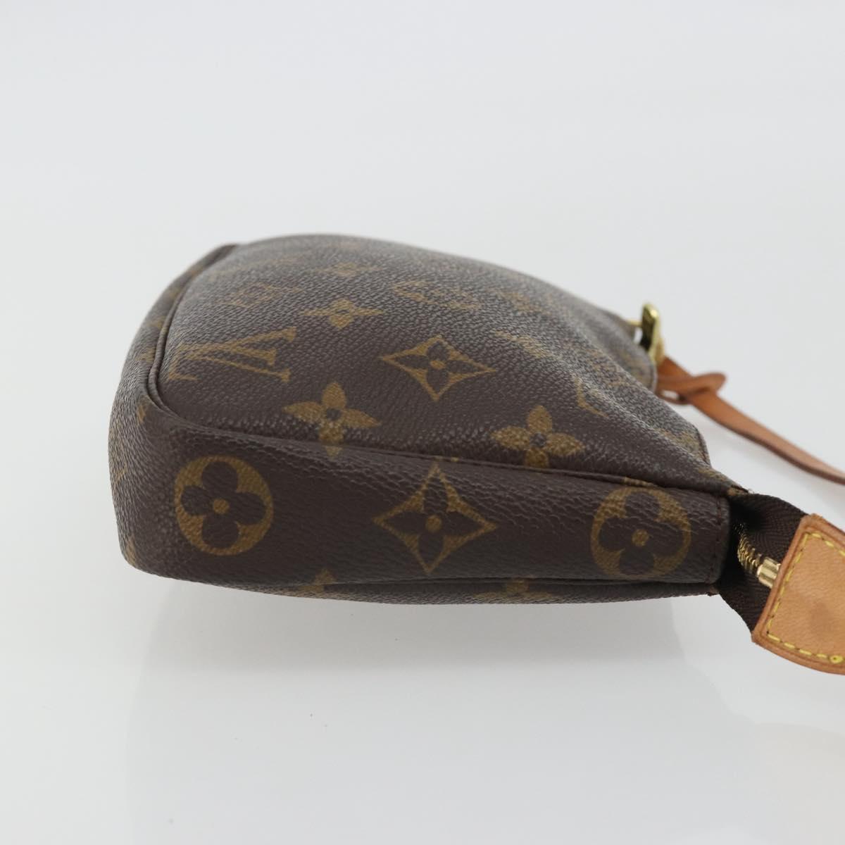 LOUIS VUITTON Monogram Pochette Accessoires Pouch M51980 LV Auth 187223V