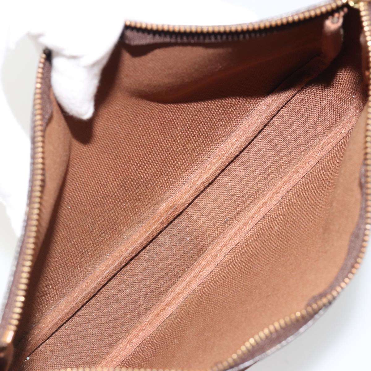 LOUIS VUITTON Monogram Graffiti Pochette Accessoires Khaki M92191 Auth 187250A