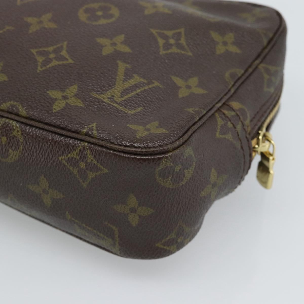 LOUIS VUITTON Monogram Trousse Toilette 23 Clutch Bag M47524 LV Auth 187251