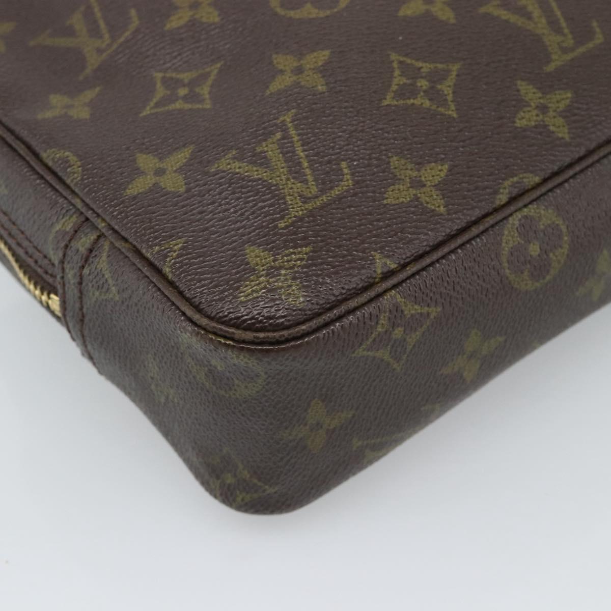 LOUIS VUITTON Monogram Trousse Toilette 23 Clutch Bag M47524 LV Auth 187251