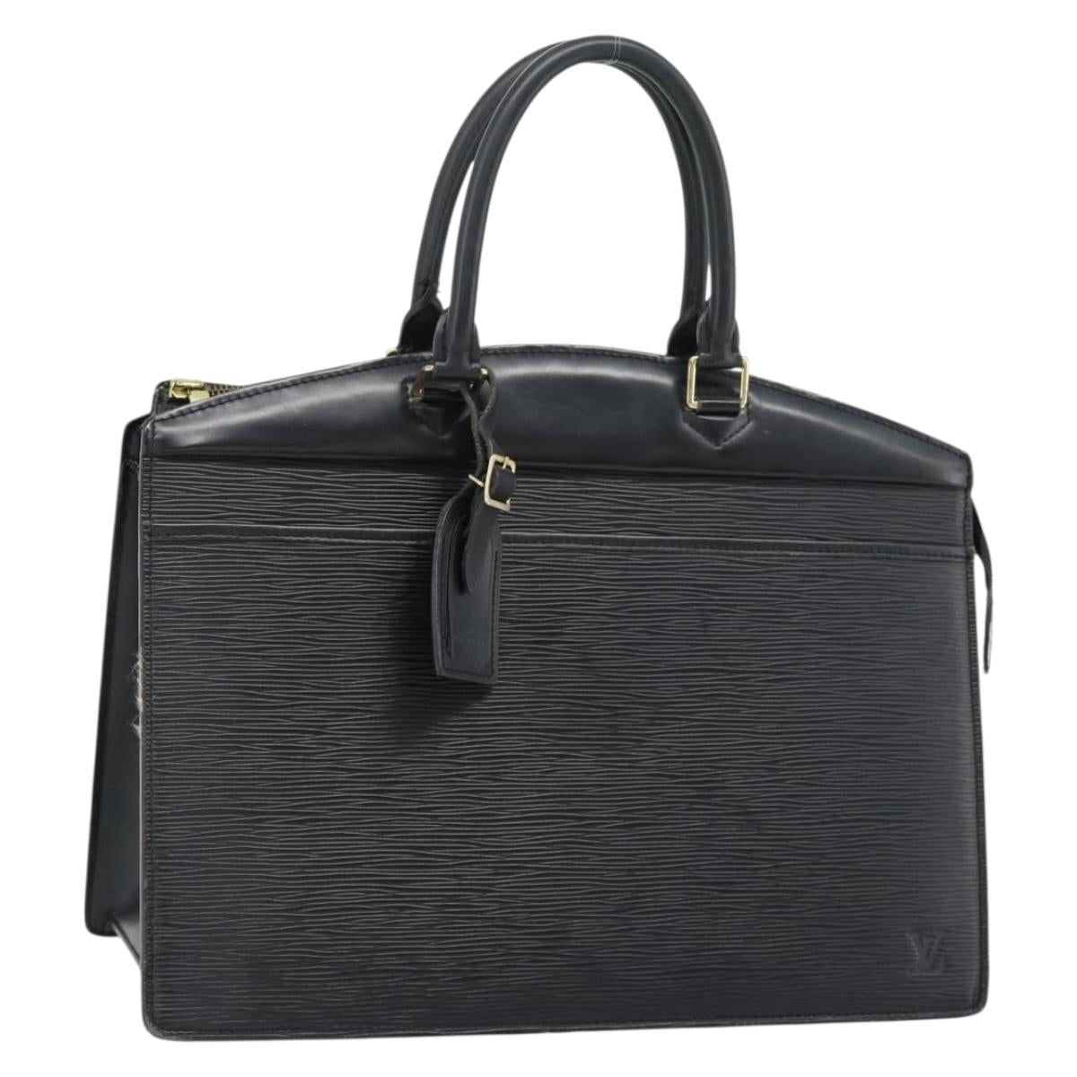 LOUIS VUITTON Epi Riviera Hand Bag Black M48182 LV Auth 187260