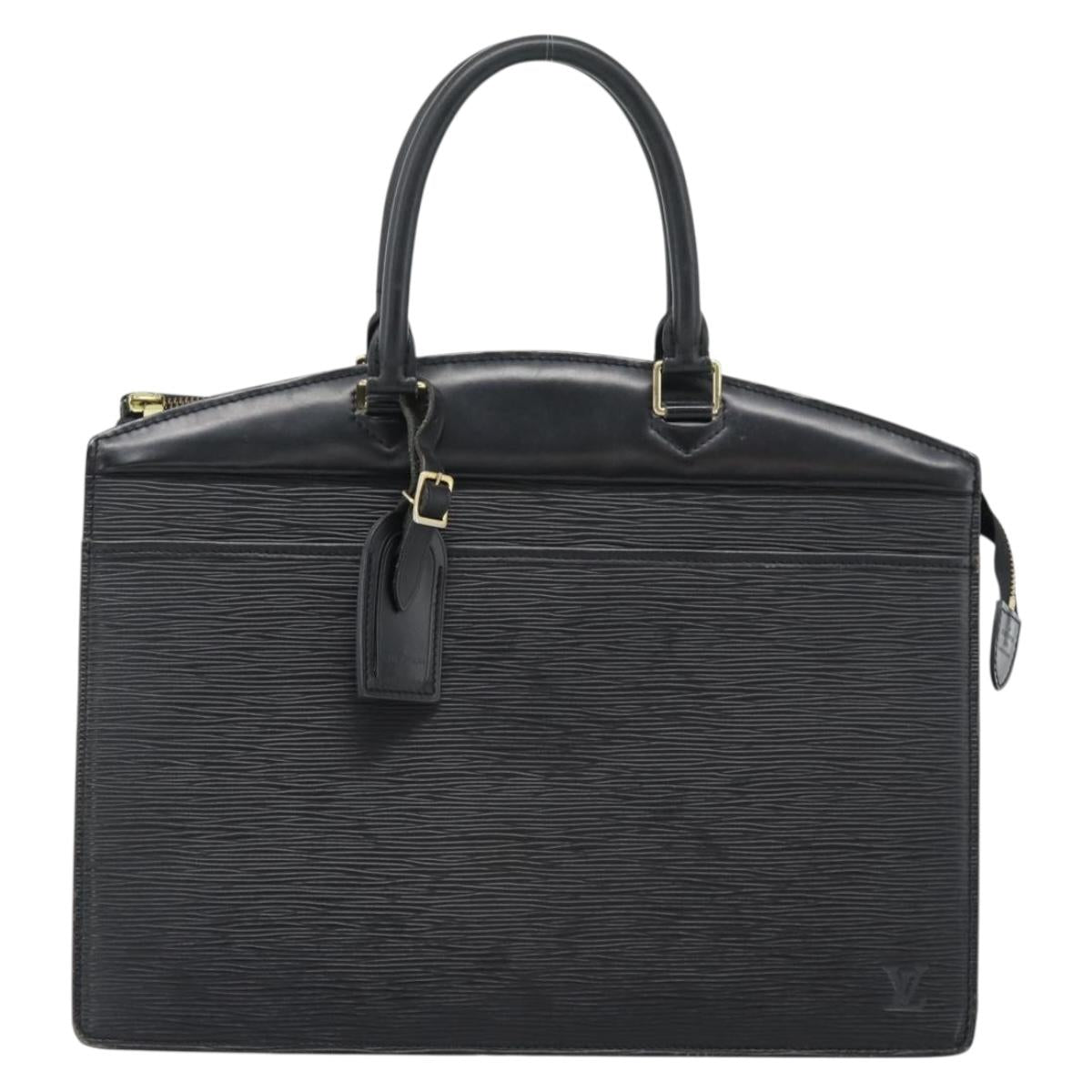 LOUIS VUITTON Epi Riviera Hand Bag Black M48182 LV Auth 187260