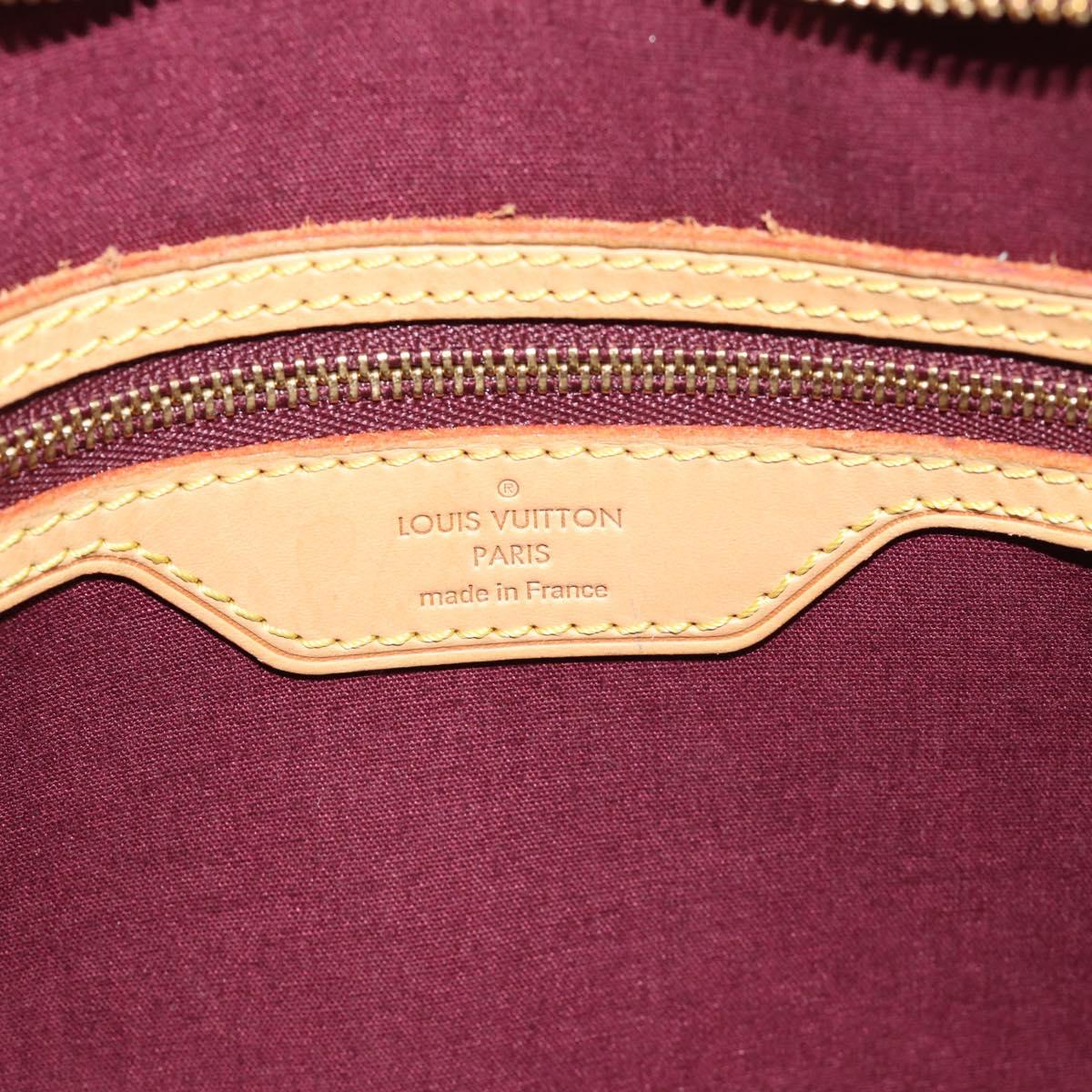 LOUIS VUITTON Monogram Vernis Blair MM Bag 2way Rouge Favist M91690 Auth 187265A