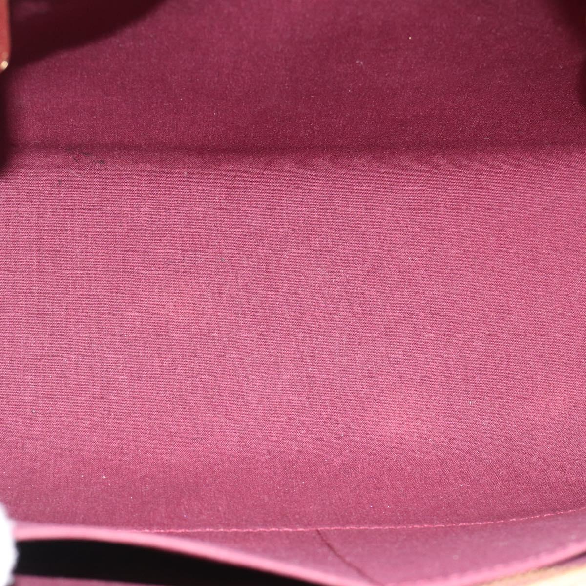 LOUIS VUITTON Monogram Vernis Blair MM Bag 2way Rouge Favist M91690 Auth 187265A