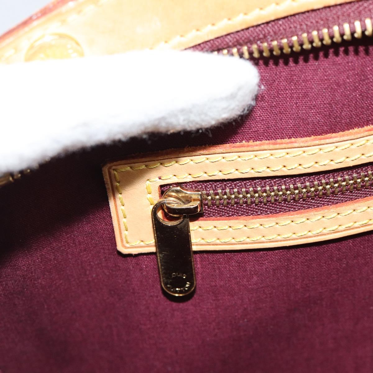 LOUIS VUITTON Monogram Vernis Blair MM Bag 2way Rouge Favist M91690 Auth 187265A