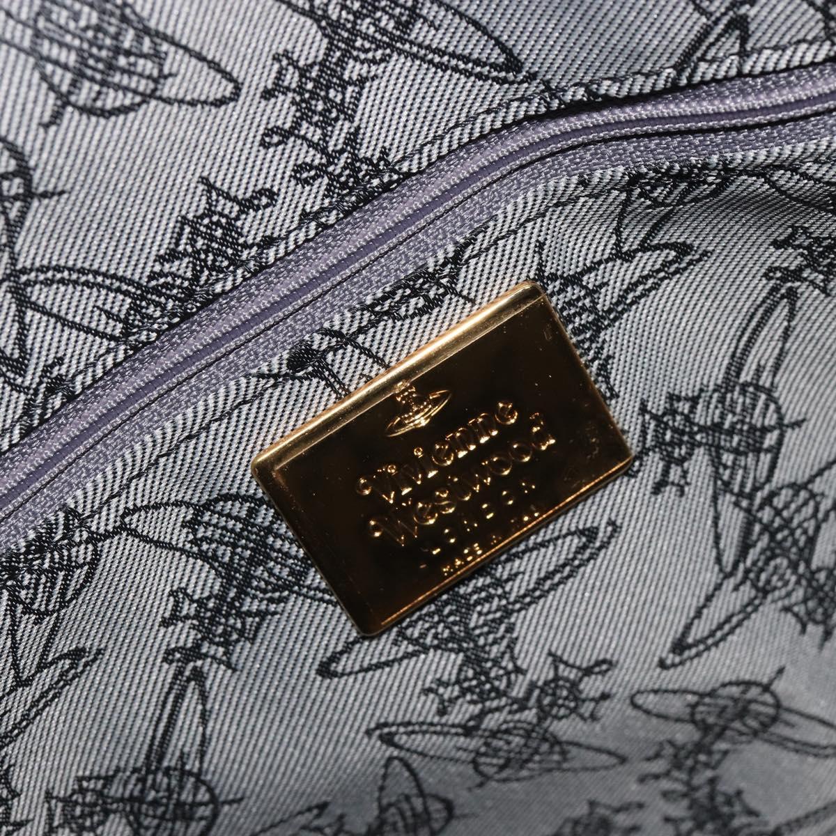 Vivienne Westwood Tote Bag PVC Canvas Pink Gold Auth 187266V