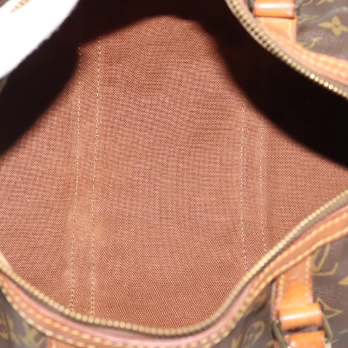 LOUIS VUITTON Monogram Sac Souple 35 Boston Bag M41626 LV Auth 187270