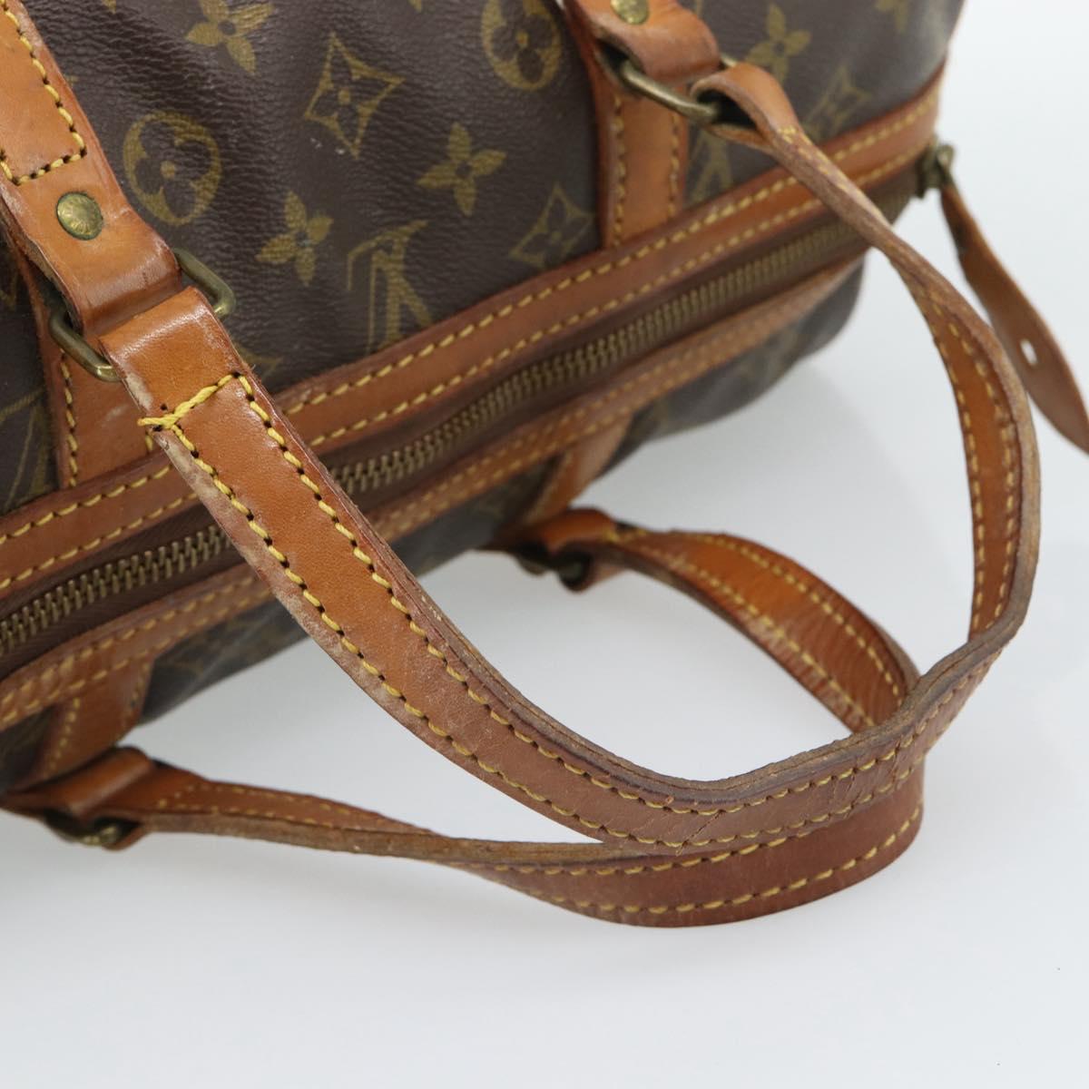 LOUIS VUITTON Monogram Sac Souple 35 Boston Bag M41626 LV Auth 187270