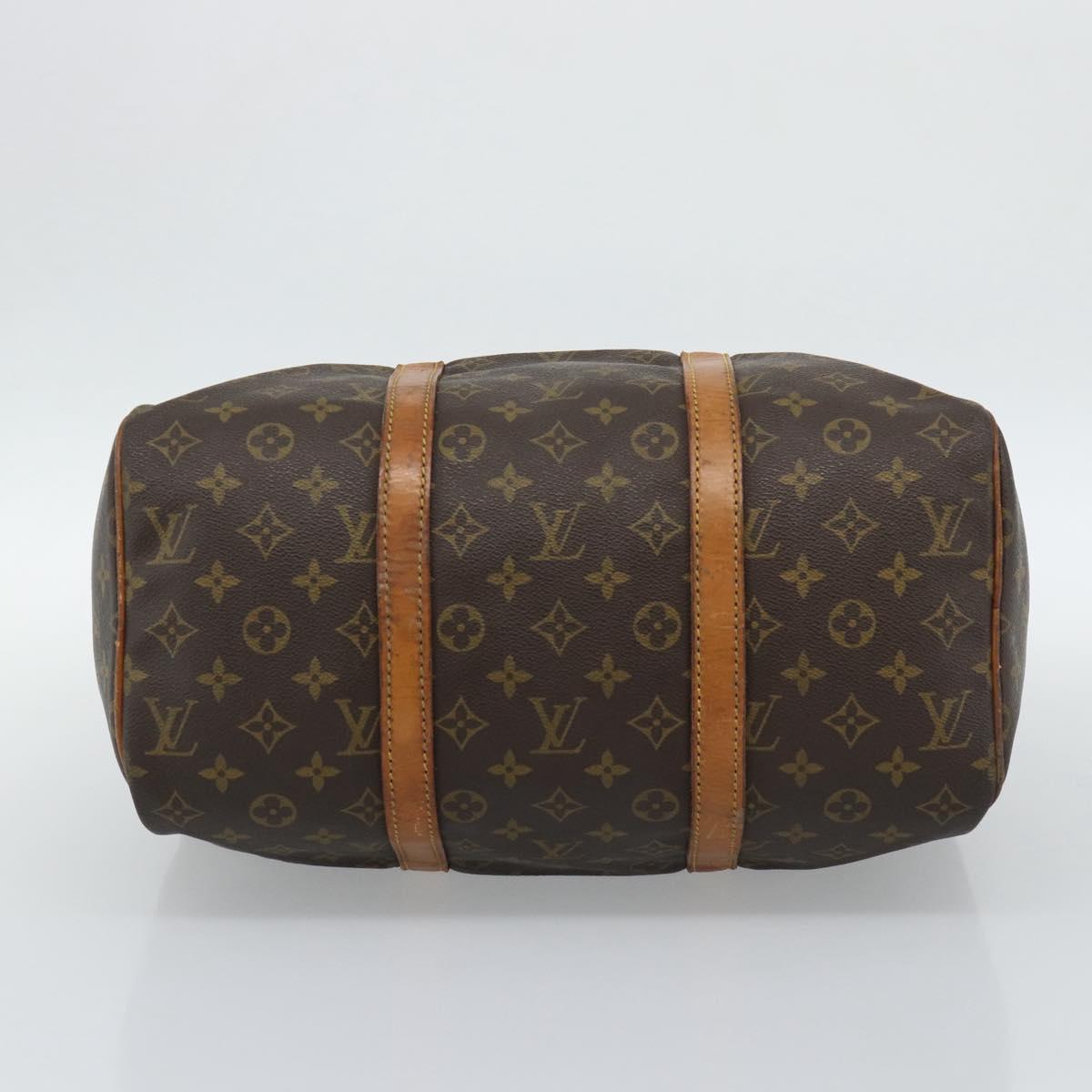 LOUIS VUITTON Monogram Sac Souple 35 Boston Bag M41626 LV Auth 187270