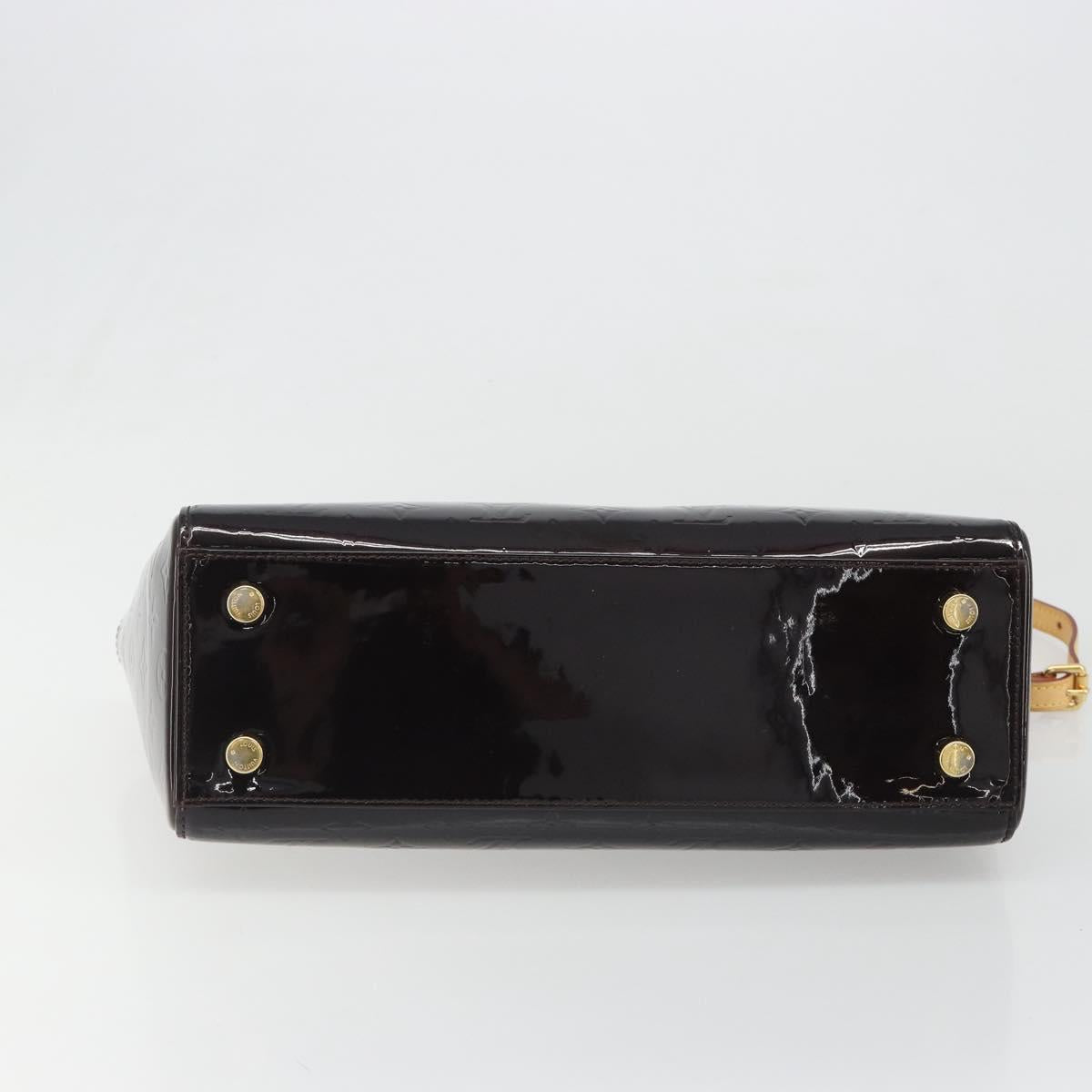 LOUIS VUITTON Monogram Vernis Blair MM Bag 2way Amarante M91619 LV Auth 187272A