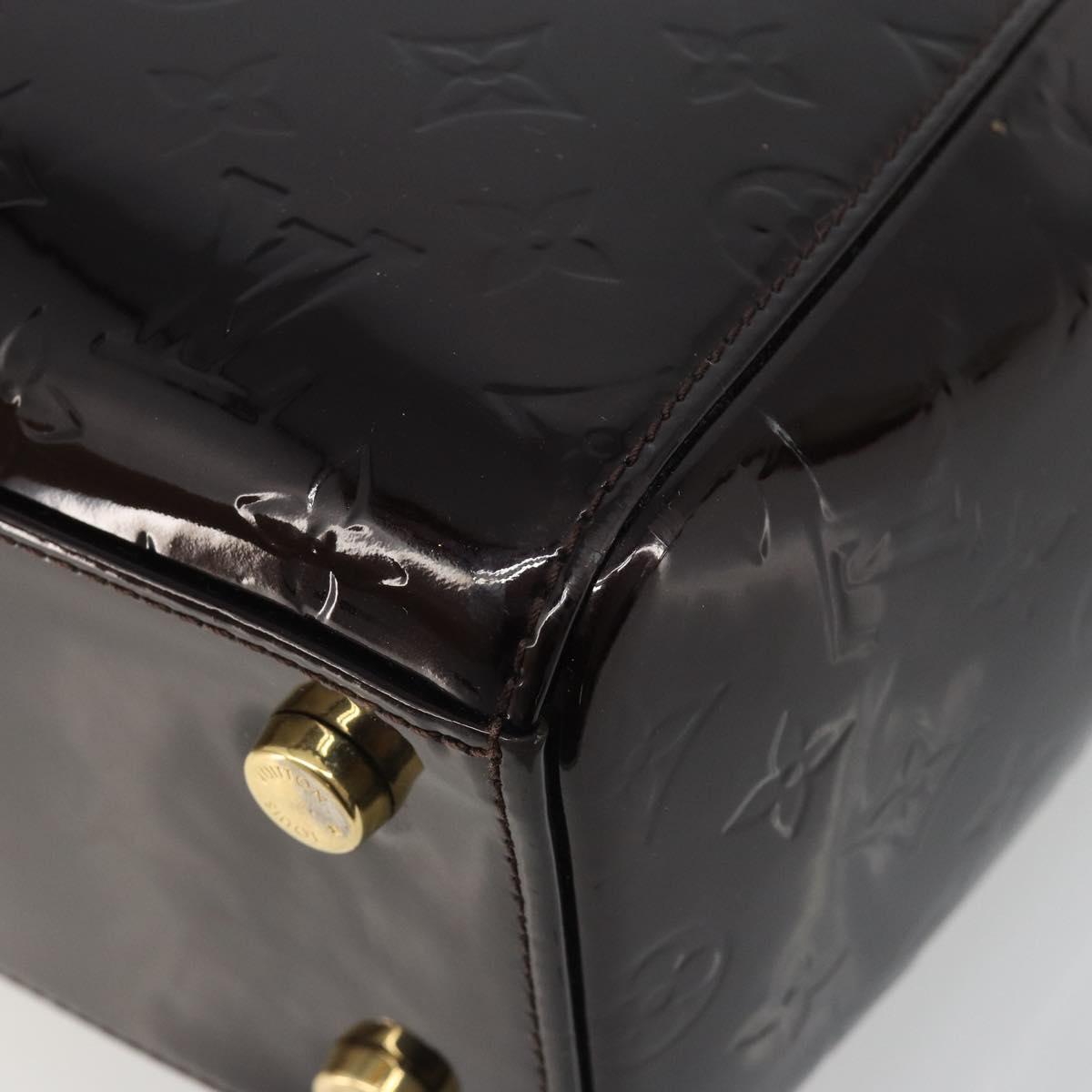 LOUIS VUITTON Monogram Vernis Blair MM Bag 2way Amarante M91619 LV Auth 187272A