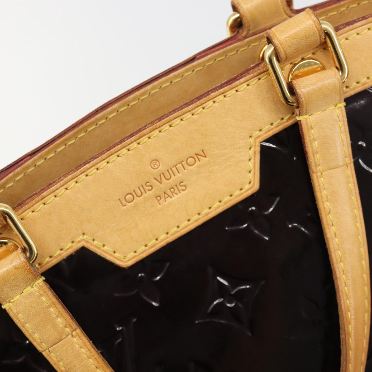LOUIS VUITTON Monogram Vernis Blair MM Bag 2way Amarante M91619 LV Auth 187272A