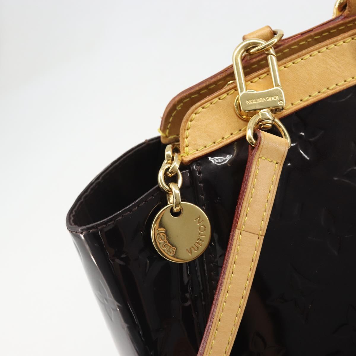LOUIS VUITTON Monogram Vernis Blair MM Bag 2way Amarante M91619 LV Auth 187272A