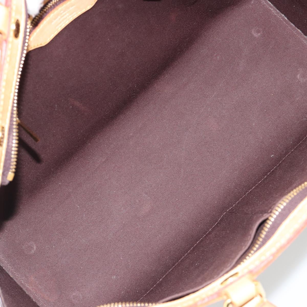 LOUIS VUITTON Monogram Vernis Blair MM Bag 2way Amarante M91619 LV Auth 187272A